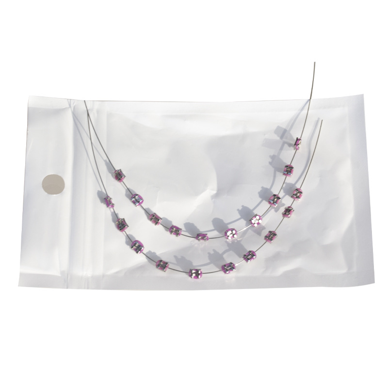 Brackets dentales de moda transfronterizos, coloridos, decorativos, con ganchos, sin ganchos, gama completa de colores