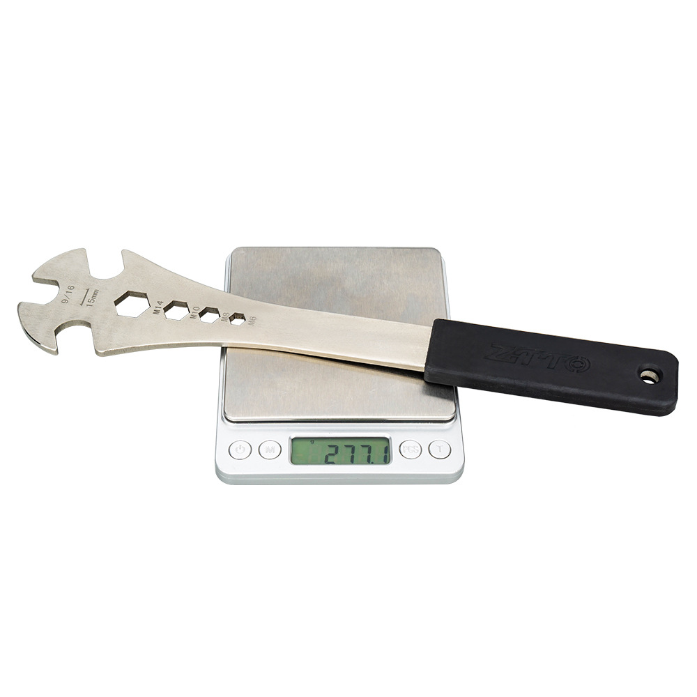 ZTTO bicicleta de carretera de montaña llave de pie alargada universal 15MM desmontaje profesional mantenimiento herramienta de instalación