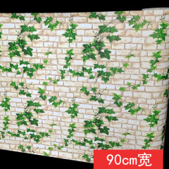 90-width self-adhesive wall paper bricks horizontal wall panel for hotels, barbecue restaurants, retro-style decorative self-adhesive wallpaper direct sale manufacturer