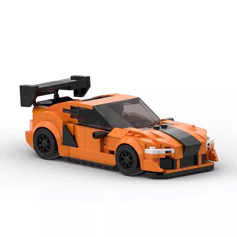 MOC building blocks compatible with Lego 94654 Toyota Supra GR domestic building blocks diy assembling toy car model MOC building blocks compatible with Lego 94654 Toyota Supra GR domestic building blocks diy assembling toy car model