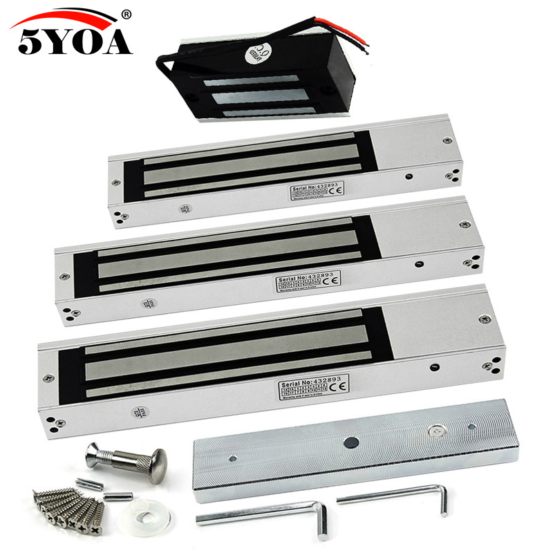 280KG cerradura magnética 280kg cerradura magnética cerradura electromagnética cerradura de control de acceso cerradura magnética de doble puerta