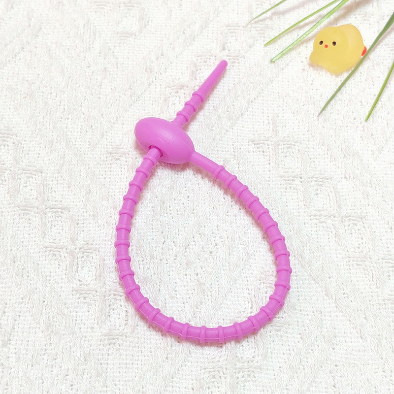 22CM 길이의 실리콘 타이, XQ9046-13 보라색