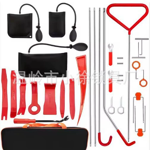 Автомобильный 4S магазин, ремонт двери, внутренний комбинированный набор инструментов, крюк из нержавеющей стали, аварийный стержень, толкатель, подушка безопасности