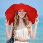 海边防晒可折叠夏季沙滩帽