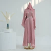 Pink cardigan+LR593 inside+HJ915 head scarf