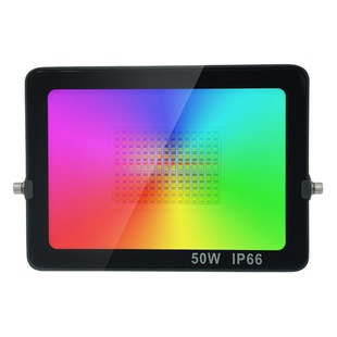 Cross-border hot graffiti ALEXA intelligent control courtyard house atmosphere RGBCW floodlight