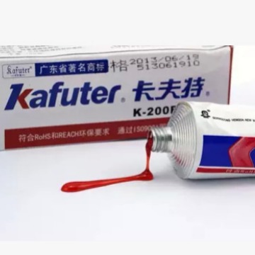 正品卡夫特K-200R红胶 螺丝钉固定胶 电子的定位胶 密封胶75克