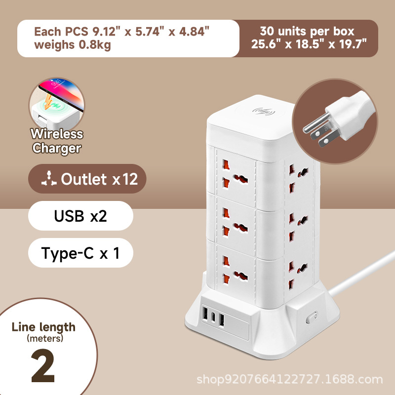 EE. UU. 3 pies-2 metros-3 capas/USB/carga inalámbrica
