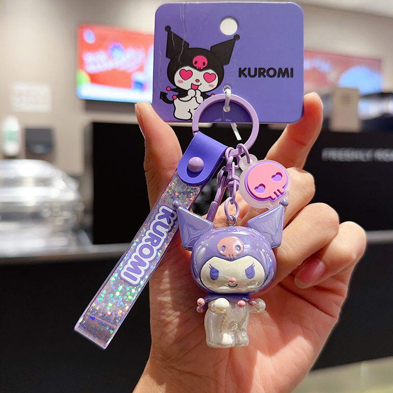 2026年新作正規品サンリオクロミぬいぐるみキーホルダー女性向け可愛いハローキティぬいぐるみカメラ小物