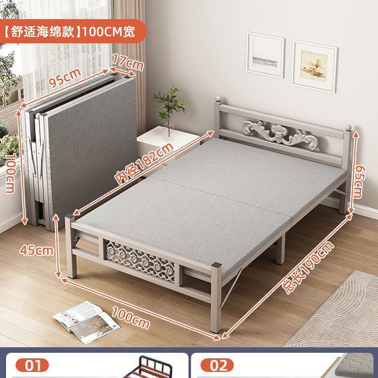 折叠床折叠床单单人床便携简易家用办公室午睡午休包邮速卖通|undefined