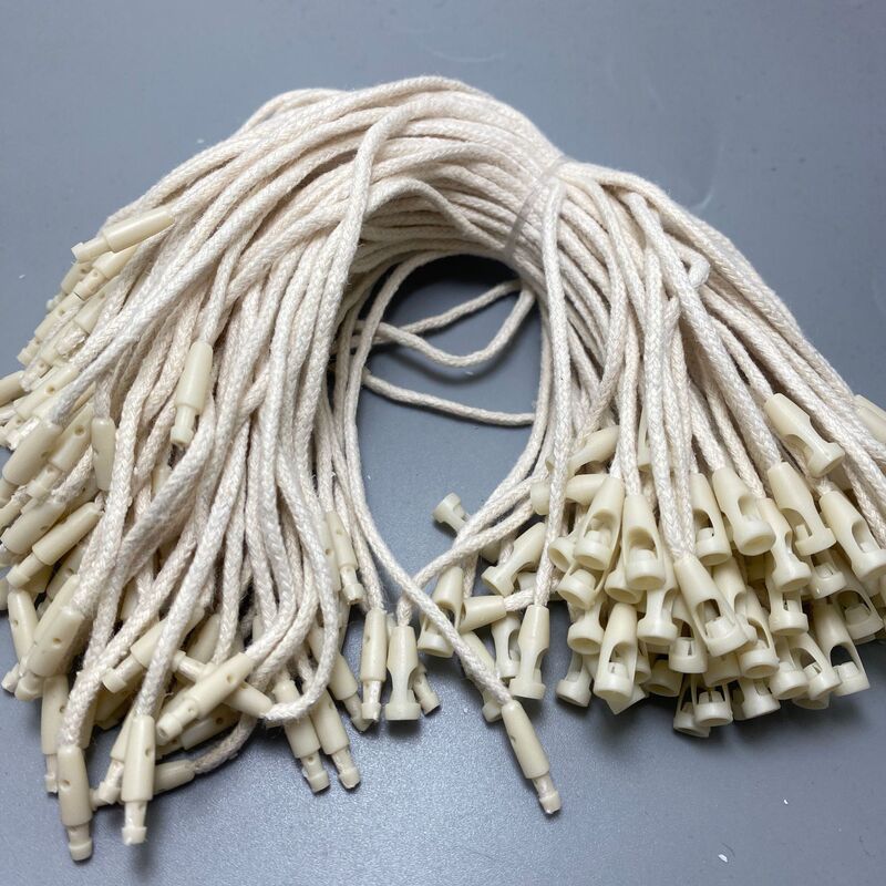 Factory bullet cotton string hanging grain spot clothing tag rope hand wear rope clothes tag universal hanging rope