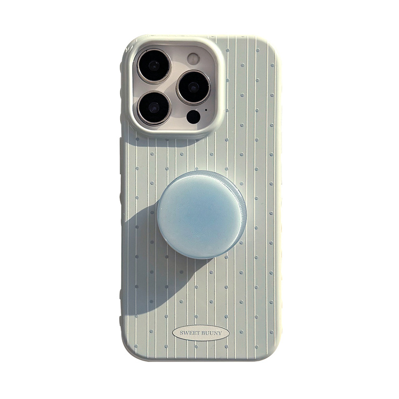 【塔下】气质波点iphone17适用16苹果15promax手机壳渐变蓝支架13|undefined