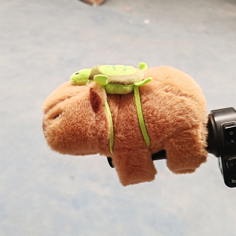 Capibara pony muñeca de peluche colgante bolsos colgante llavero lindos collares muñecas de pulsera transfronterizas