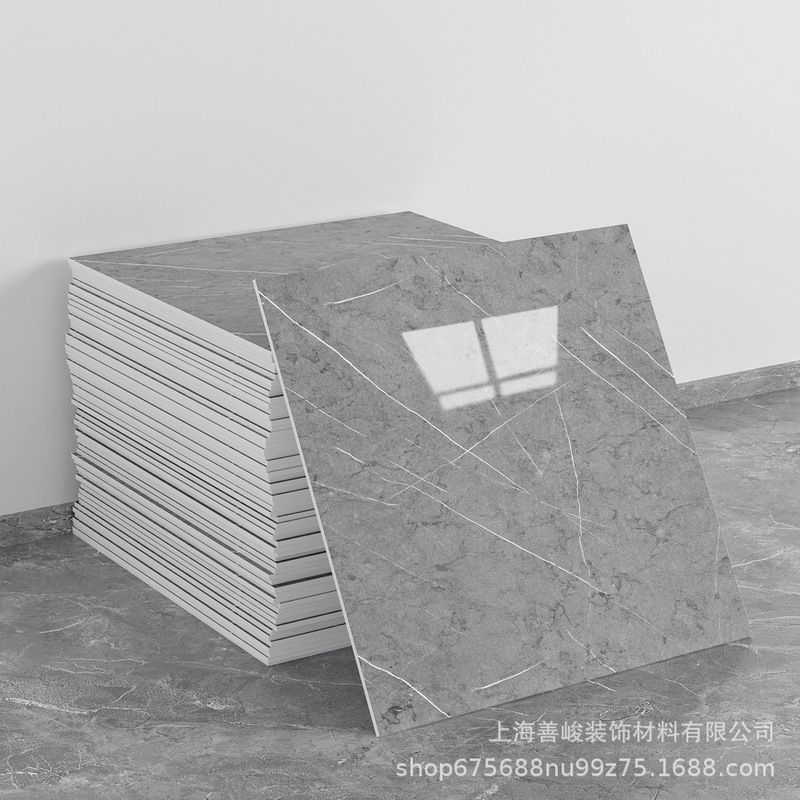 跨境出口批发30*30cm 仿瓷砖大理石纹自粘墙壁纸护墙板铝塑板贴纸|undefined