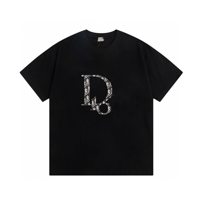 Cross-Border Direct Supply of the Correct Version of the Original Do Brand 260g Pure Cotton Spring/Summer Printed Letter Short-Sleeve T-Shirt for Men and Women