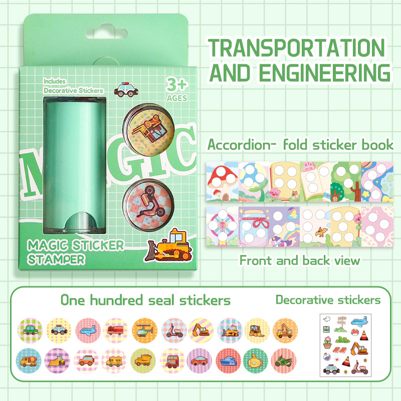 Pegatinas de Sello de Animales de Dibujos Animados de Plástico Personalizable para Recompensa Infantil image 10