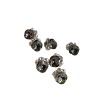 Yifannail's rich family thousand gold finished snowflake pile drilling ball nail jewelry pearl with sharp bottom diamond P76