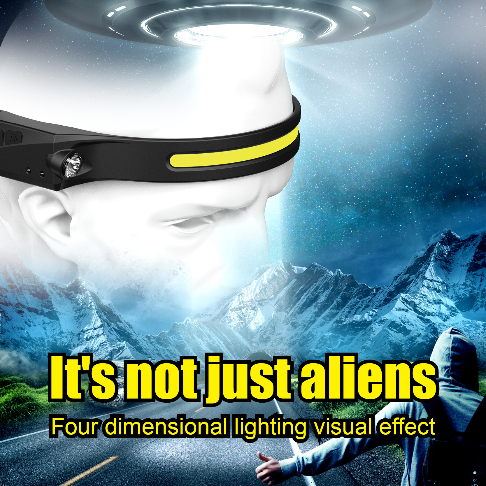 Induction LED handheld travel lantern