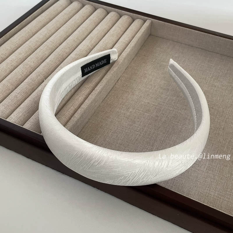 Ободок (стиль Chanel) — черная лента и широкий палитра цветов, элегантный корейский дизайн
