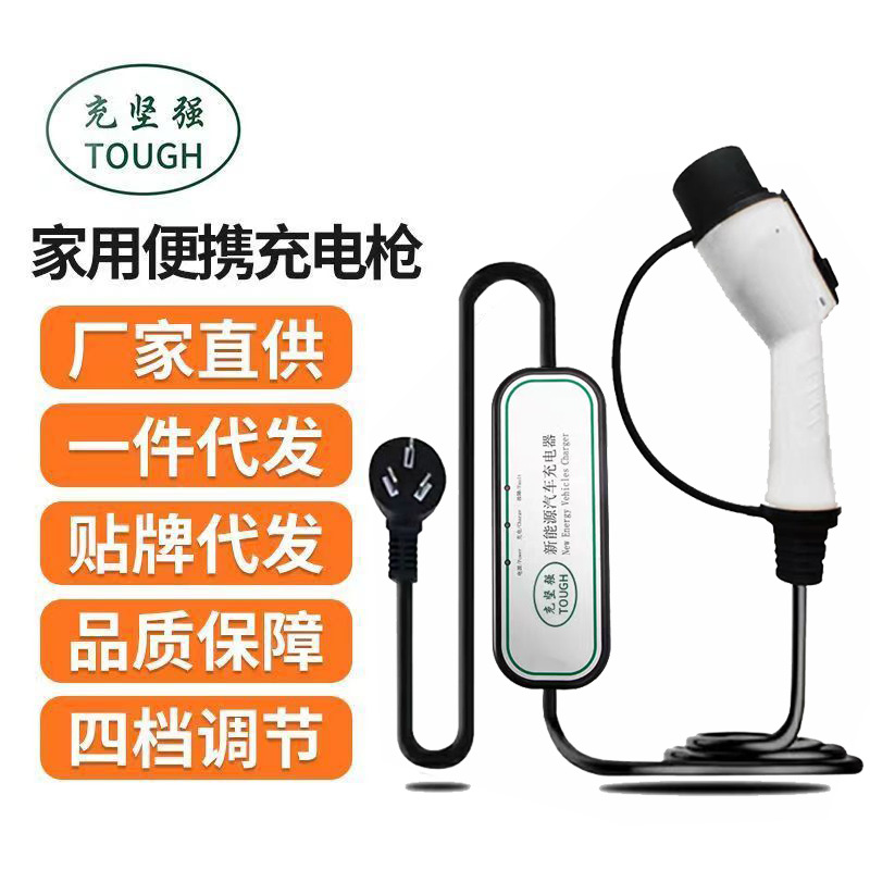 充坚强新能源充电枪器电动汽车通用3.5KW16A比亚迪随车充电桩家用
