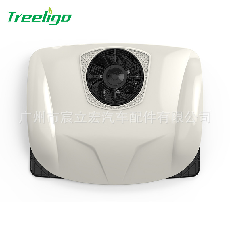 Comercio exterior al por mayor Treeligo ultrafino coche aire acondicionado 12v24v camión RV estacionamiento eléctrico aire acondicionado todo en uno