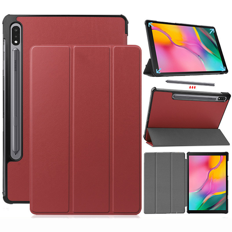 Suitable for S10 Samsung Tablet Protective Case Tab S7 T870 Tablet Protective Case T875 70% off Leather Case