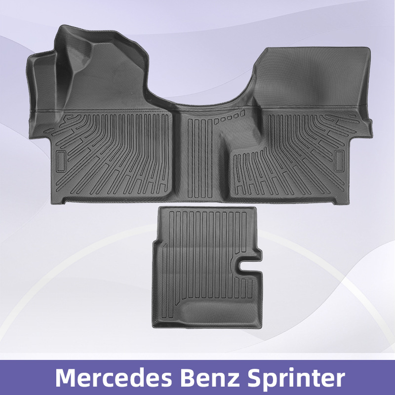Para Mercedes Benz Sprinter TPE Alfombrilla de piso de material 3D para todo clima