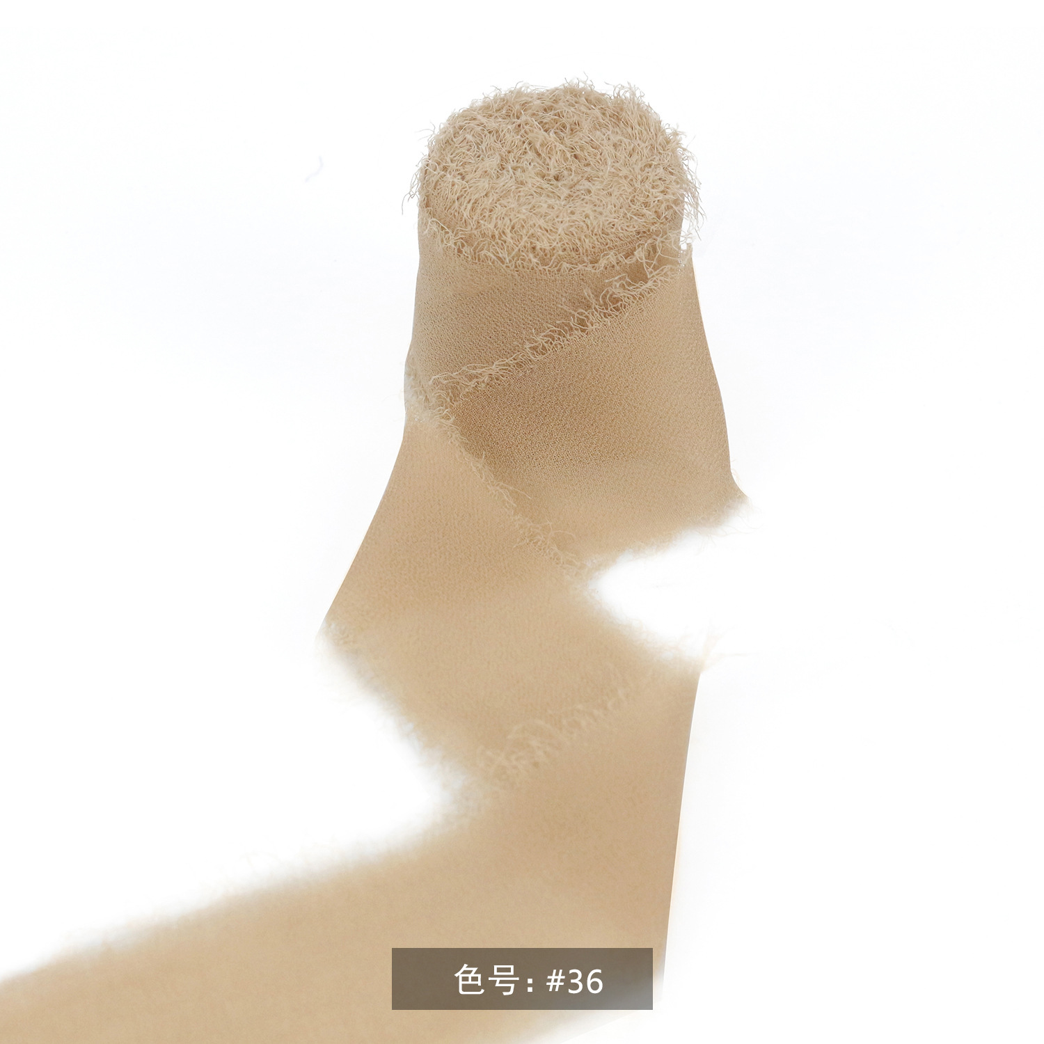 Venta al por mayor de gasa deshilachada cinta deshilachada ramo de la boda encaje de tela hecha a mano perla cinturón de gasa