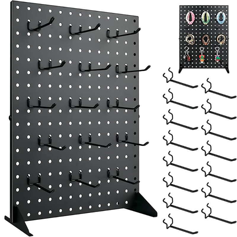 金属钉板展示架桌面钉板商品展示架用于销售配件供应商创意铁艺