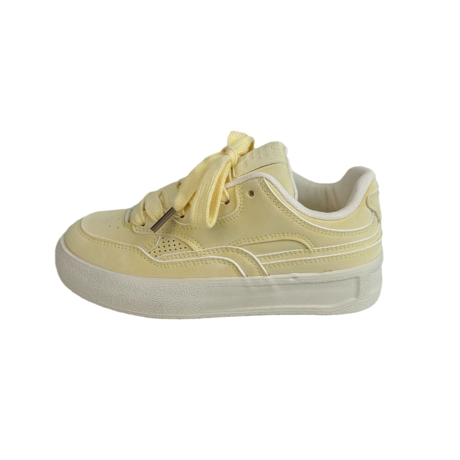 Yuanbo color sólido zapatos de skate casuales de baja altura de mujer versátil 2025 primavera nuevo nicho Harajuku zapatos de lona coreanos image 6
