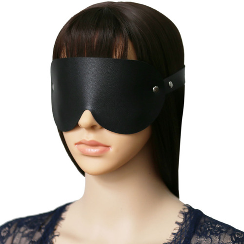 Cross-border Gothic creative party banquet anime rock blindfold cosplay leather light-blocking eye mask mask