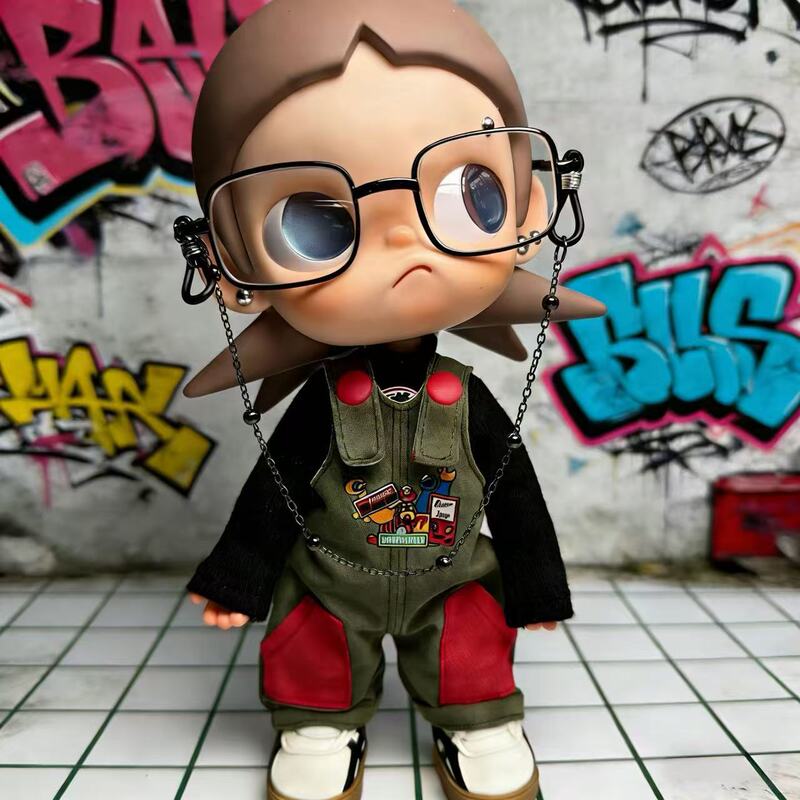 Doll Not Included】Gazi Sister Doll Clothing Replacement Outfit Overalls Zsiga Doll Clothes Cotton Doll Overalls Dress-Up Set