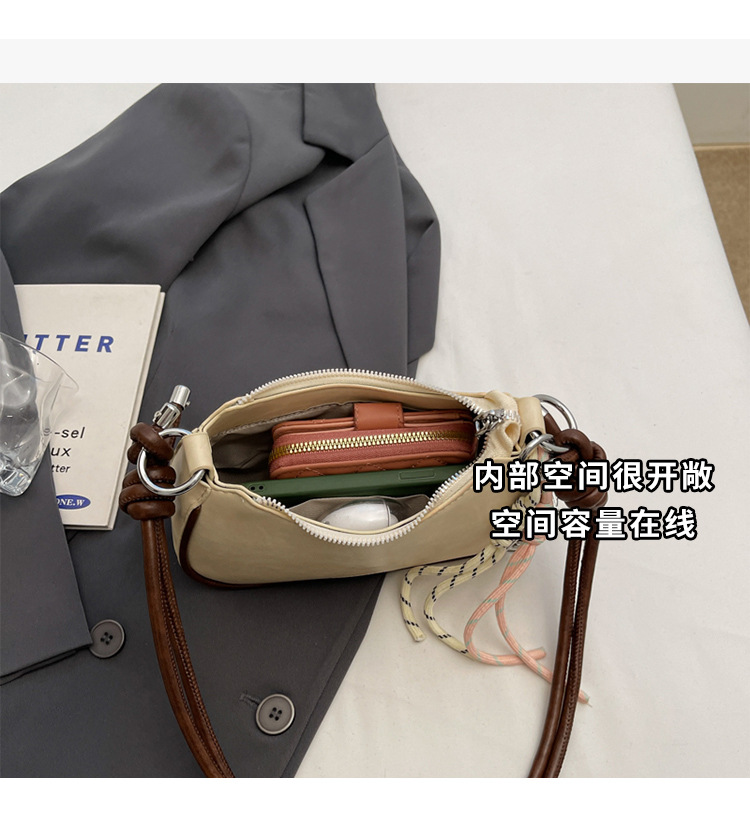 French niche quality handbag, women's bag, Spring 2025 new underarm bag, simple and versatile commuter crossbody bag undefined