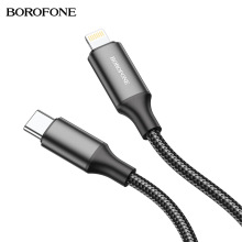 Borofone BU32屏显PD充电数据线 适用苹果14手机PD20W快充数据线