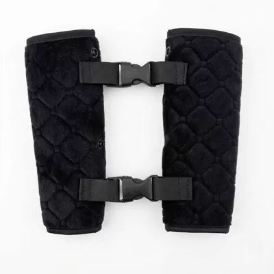 Cross-Border Car Child Safety Seat Belt Positioning Buckle Shoulder Strap Adjuster Safety Buckle Baby Chest Buckle Wholesale (Seat belt shoulder pad) - black