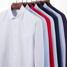 高棉男士长袖冬季日常休闲男装爸爸装加绒加厚衬衣 男式保暖衬衫