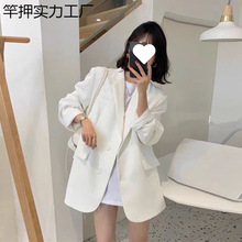 黑色小西装外套女西服上衣休闲气质2025春秋新款韩版小个子高级感
