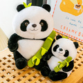 竹筒熊猫公仔毛绒玩具创意大熊猫玩偶网红抱枕儿童益智床头抱枕女