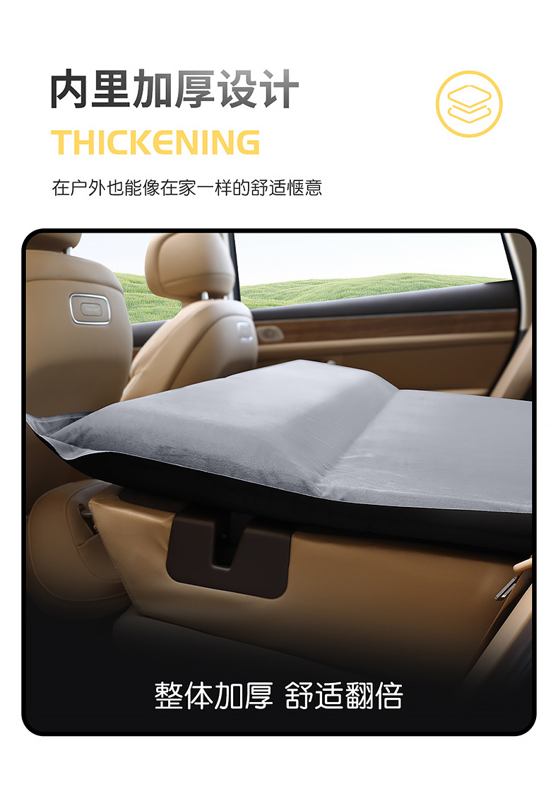 Xiaomi Su7/Yu7 Car Automatic Inflatable Mattress, Car Suv Trunk Sleeping Pad, Travel Bed, Camping Essential