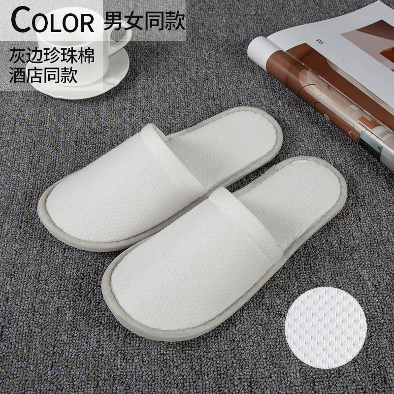 Pantuflas Desechables de Hotel de Terciopelo de Coral, Portátiles para Salón de Belleza image 14