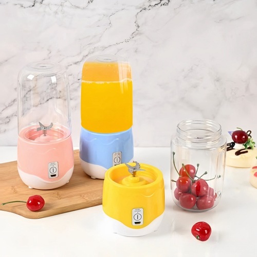 跨境新款电动小胖墩榨汁机便携式果汁榨汁杯多功能  家用水果小型