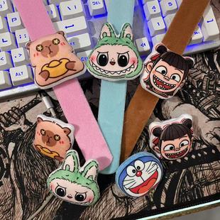 Wedding Throw Cute Couple Pat Bracelet Wedding Creative Gift Nezha Cartoon Snap Ring Kidsren's Mascot