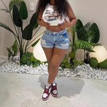 TC08460ŷ��wish�羳ebay����ѷ�����¿�Ůװʱ������ţ�ж̿�