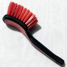 厂家供应汽车轮胎轮毂地毯脚垫多用途清洁刷 包胶手柄洗车刷