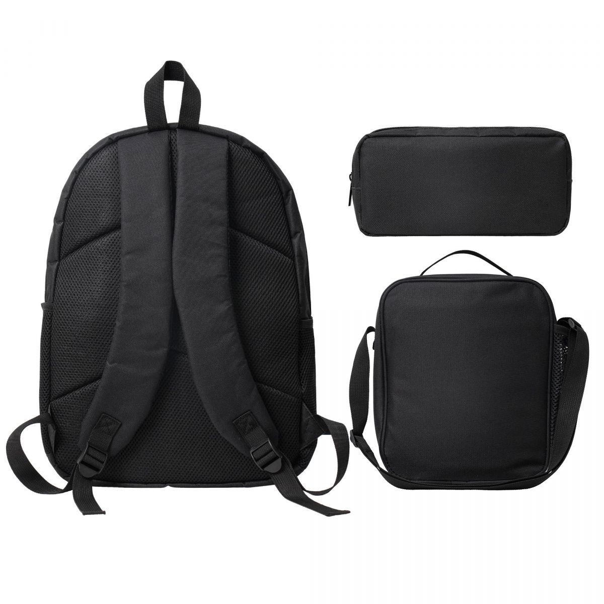 Transfronterizo de tres piezas paquete de mochila al por mayor de alta capacidad puede imprimir logotipo paquete de mochila de estudiantes paquete de mochila ligera universal
