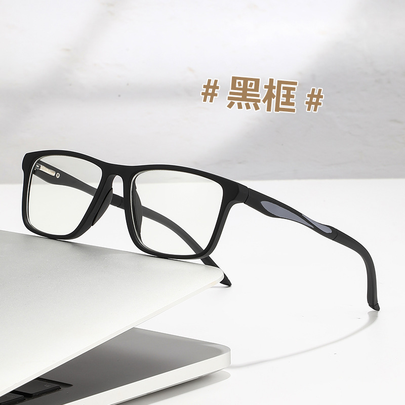 Anti-luz azul transfronteriza viejos monofocal gafas de visión de larga alta definición de mediana edad ultra ligera pie de resorte viejos gafas de visión de larga distancia