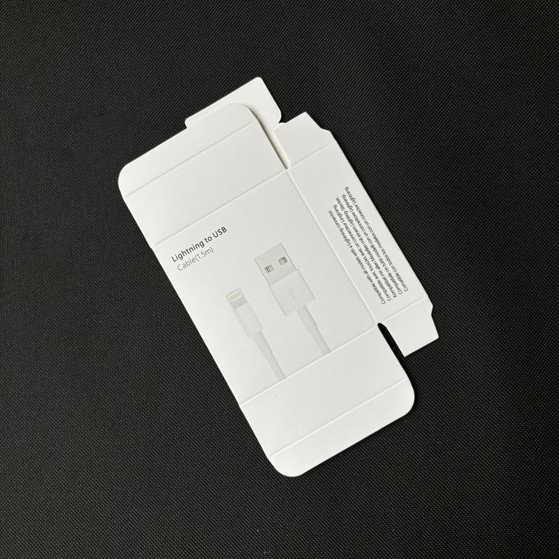Apple 20W充電ヘッド包装 PD急速充電データケーブルボックス 16本のダブルC編組ケーブル包装 オリジナル携帯電話ケーブル外箱|undefined