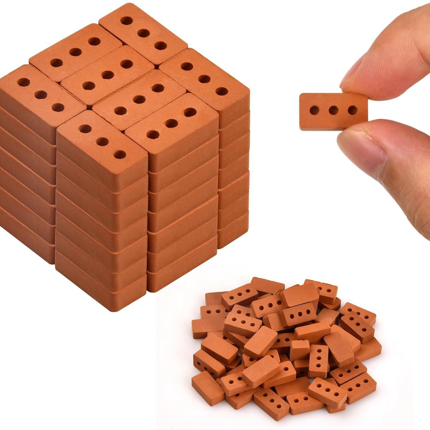 1:16 scale miniature brick model, simulated building, brick house, DIY miniature landscape toy, Amazon AliExpress miniature.