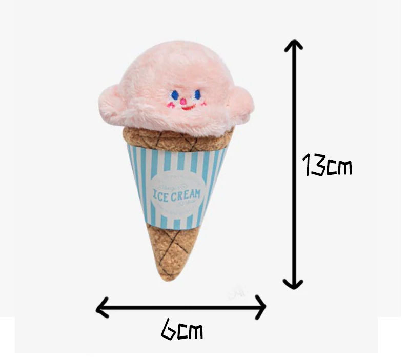 138g Weight Pet Toys Type Of Pet Supplies 1 Piece Quantity Cute Ice Cream Pet Dog Cat Sniffing Food Sound Toy