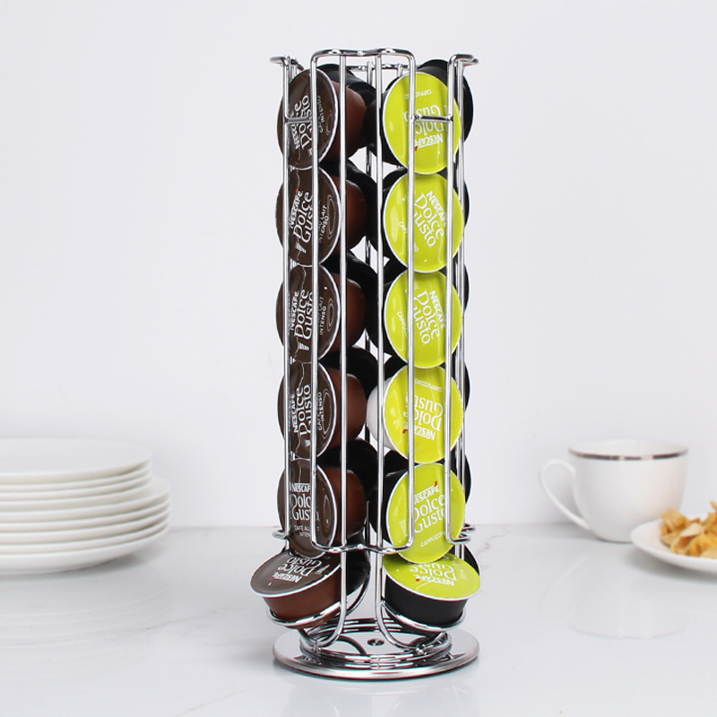 Cross-Border Popular Spot Wholesale Multi-Functional Display Rack Storage Rack Multi-Cool Ideas Nestlé Rotating Capsule Coffee Rack Cross-Border Popular Spot Wholesale Multi-Functional Display Rack Storage Rack Multi-Cool Ideas Nestlé Rotating Capsule Coffee Rack